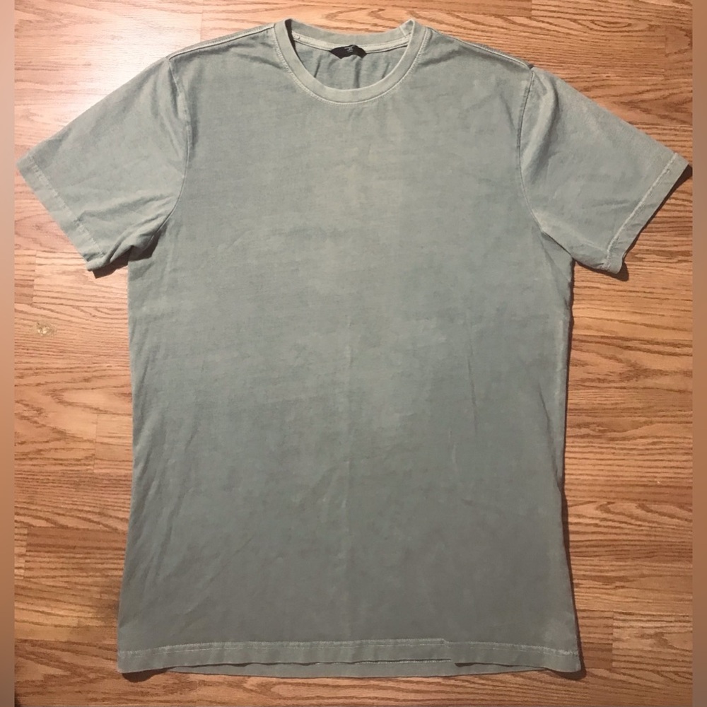 JNCO Jeans Heavyweight Cotton T-Shirt Men’s L Olive Green Garment Dyed Tee